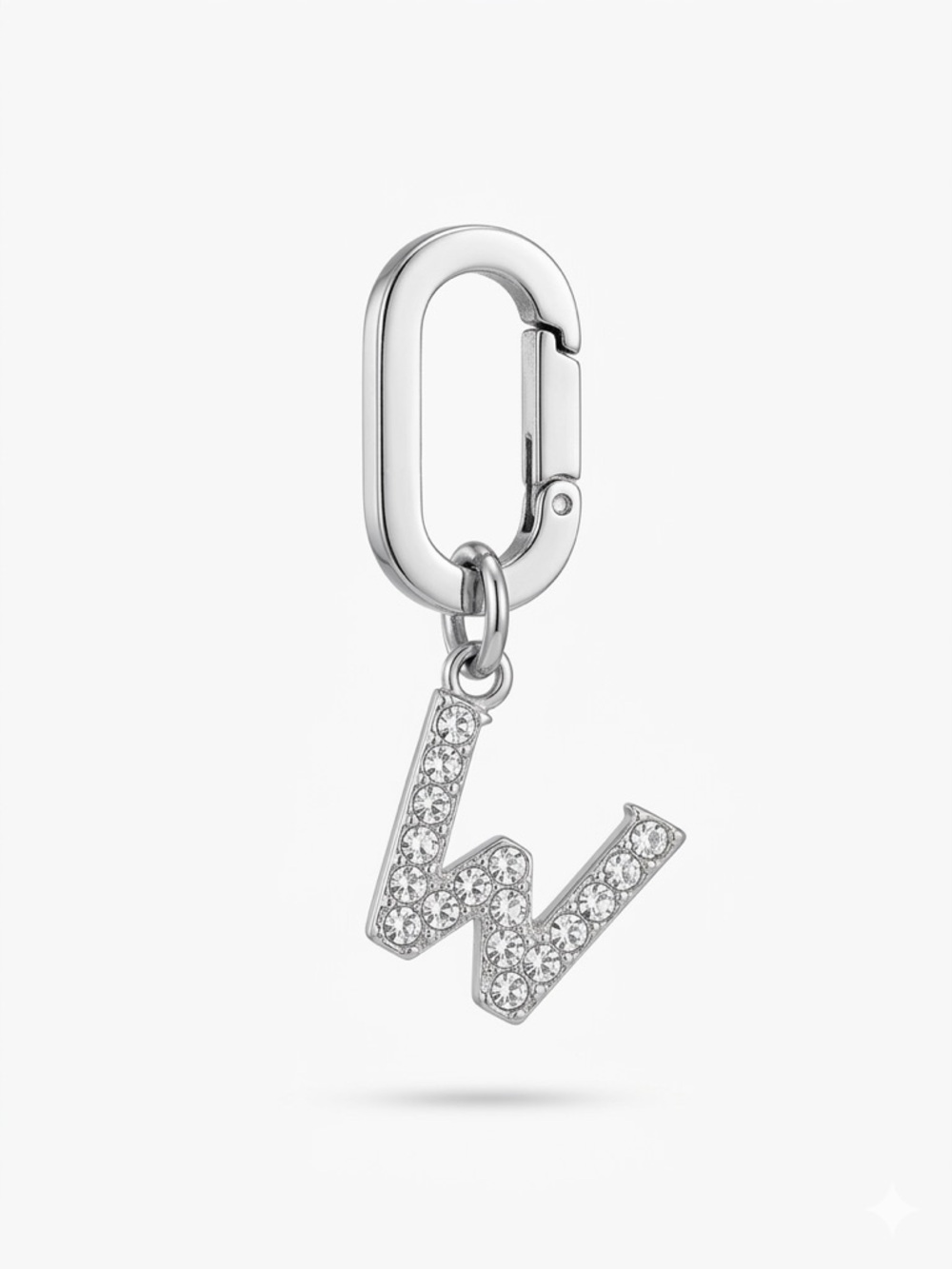 Henri Bendel Pavé Crystal Initial "W"  Charm / Pendant